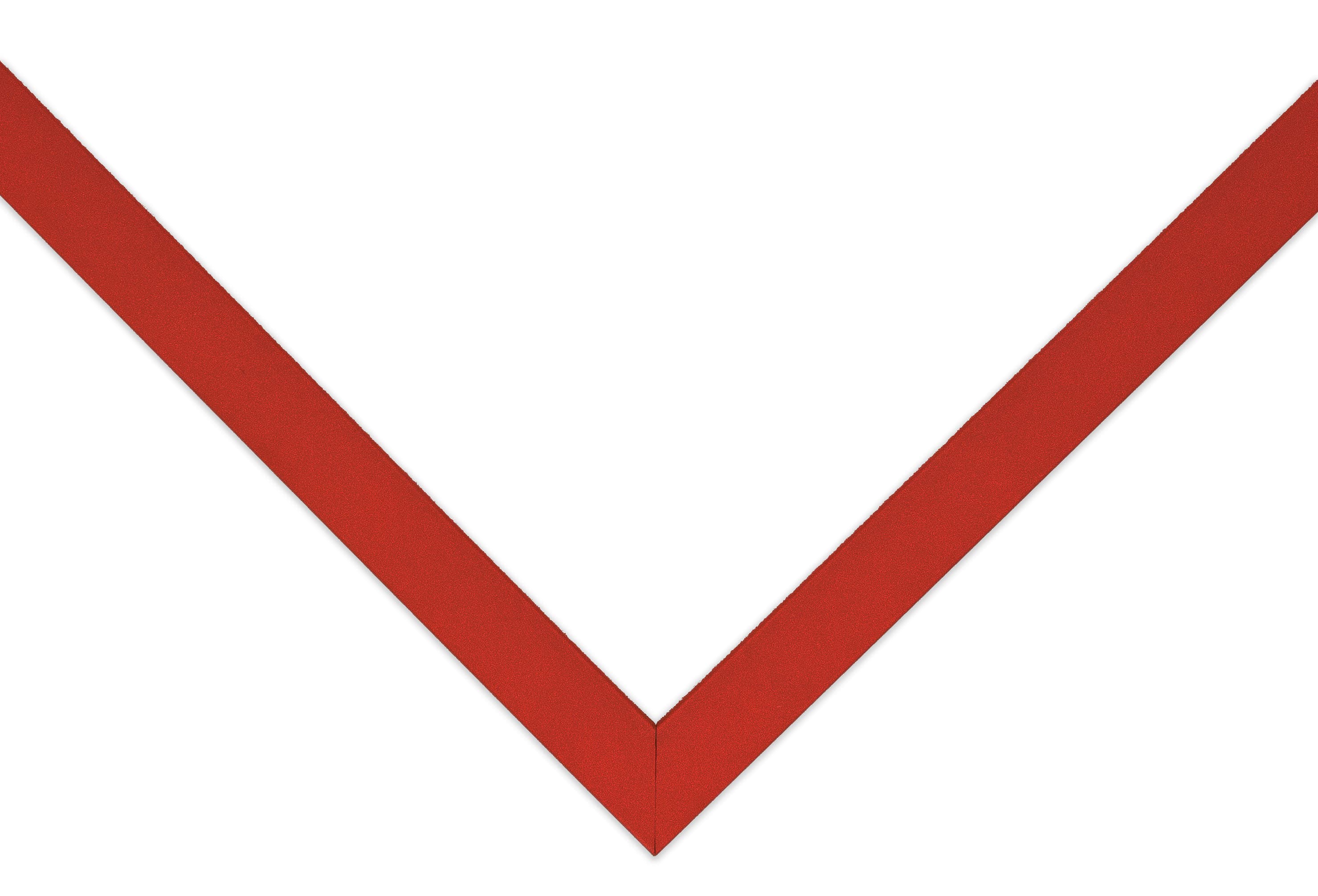 Red Wood Picture Frame corner detail showing rich burgundy-red finish with smooth painted surface in sleek 0.75 inch profile